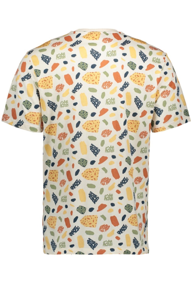 ONSLEVI REG DITSY AOP SS TEE CS 22023392 DEW/TERRAZZO TILE DITSY